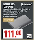 Externe SSD-Festplatte im Angebot bei Marktkauf in Wuppertal Externe SSD-Festplatte Angebote von Intenso bei Marktkauf Wuppertal für 111,00 €