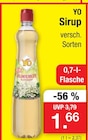 Sirup Angebote von YO bei Zimmermann Hildesheim für 1,66 €