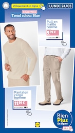 Offre Pull Homme dans le catalogue Lidl du moment à la page 17