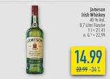 Irish Whiskey im Angebot bei diska in Erfurt Irish Whiskey Angebote von Jameson bei diska Erfurt für 14,99 €