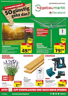 Aktueller Hagebaumarkt Prospekt "SO günstig geht das!" Aktueller Hagebaumarkt Prospekt