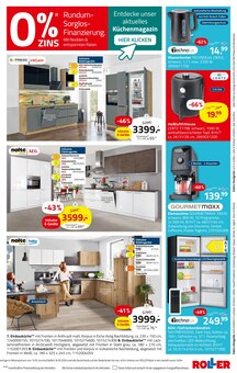 Kühlschrank im ROLLER Prospekt "50% auf alle Gartenmöbel mit UVP!" mit 16 Seiten (Rostock)