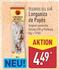Longaniza de Payés im ALDI Nord Prospekt Longaniza de Payés von TESOROS DEL SUR im aktuellen ALDI Nord Prospekt für 4,49 €