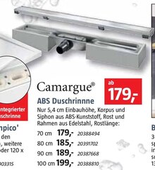 BAUHAUS Stolberg - ABS Duschrinne ABS Duschrinne Angebot bei BAUHAUS Stolberg im Prospekt "Handzettel KW 31"