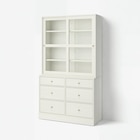 Kombination mit Glastüren weiß im IKEA Prospekt Kombination mit Glastüren weiß von HAVSTA im aktuellen IKEA Prospekt für 598,00 €
