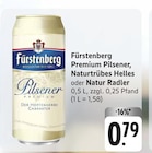 Premium Pilsener, Naturtrübes Helles oder Natur Radler Angebote von Fürstenberg bei E center Lahr für 0,79 €