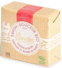 Savon grenade karité 100 g - LA CORVETTE en promo chez NaturéO Marcq-en-Barœul à 1,75 €