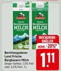 Frische Bergbauern Milch Angebote von Berchtesgadener Land bei E center Singen für 1,11 €