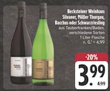 Silvaner Angebote von Becksteiner Weinhaus bei E center Schwabach für 3,99 €