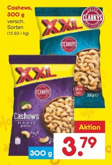Cashews bei Netto Marken-Discount in Baden-Baden Cashews im Angebot bei Netto Marken-Discount Baden-Baden für 3,79 €