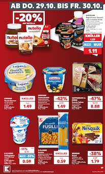 Nutella im Kaufland Prospekt "Hier bin ich richtig" mit 80 Seiten (Lehrte)