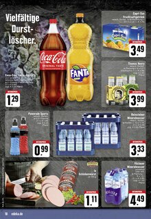 Coca Cola im EDEKA Prospekt "Aktuelle Angebote" mit 24 Seiten (Rheine)