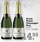 Champagne Brut Angebote von Grand Plaisir bei E center Offenbach für 14,99 €