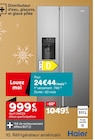 Réfrigérateur américain HSR5918DIMP - Haier - But à Allauch Réfrigérateur américain HSR5918DIMP - Haier en promo chez But Allauch à 999,99 €