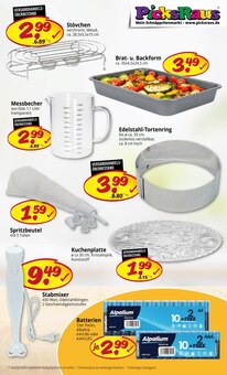 Backzubehör im Picks-Raus Prospekt "1000 GELEGENHEITEN FÜR HAUS, HOBBY UND GARTEN" mit 8 Seiten (Augsburg)