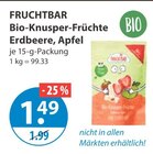 Bio-Knusper-Früchte Erdbeere, Apfel von Fruchtbar im aktuellen V-Markt Prospekt für 1,49 €