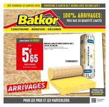 Catalogue Bricolage de Batkor à Sarcelles, avec 8 pages Prospectus Bricolage de Batkor à Sarcelles: "100% ARRIVAGES : PRIX BAS EN QUANTITÉ LIMITÉE", 8 pages, 10/01/2025 - 23/01/2025