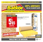 Catalogue Bricolage Batkor en cours à Charenton-le-Pont et alentours, "100% ARRIVAGES : PRIX BAS EN QUANTITÉ LIMITÉE", 8 pages, 10/01/2025 - 23/01/2025