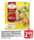 Unsere Goldstücke Weizenbrötchen Angebote von Conditorei Coppenrath & Wiese bei E center Offenburg für 2,99 €