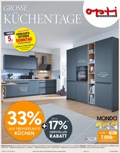 Aktueller Opti-Wohnwelt Prospekt mit Küchenmöbel, "Polsterwochen", Seite 1