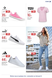 Promos Chemise Femme dans le catalogue "ENGAGÉS POUR UNE RENTRÉE MOINS CHÈRE." de Intersport à la page 23