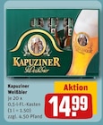 Weißbier Angebote von Kapuziner bei REWE Bruchköbel für 14,99 €