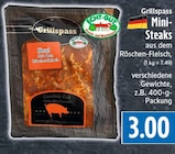 EDEKA Stadtallendorf - Mini-Steaks Angebot im Prospekt Mini-Steaks bei EDEKA im Stadtallendorf Prospekt für 3,00 €