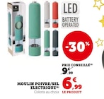 Moulin Poivre/Sel Électrique en promo chez Super U Moulin Poivre/Sel Électrique dans le catalogue Super U