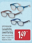 Lesehilfe, zweifarbig von UP2FASHION für 1,49 € bei ALDI Nord im Angebot Lesehilfe, zweifarbig von UP2FASHION im aktuellen ALDI Nord Prospekt