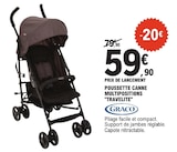 Poussette Canne Multipositions Travelite - GRACO en promo chez E.Leclerc Savigny-sur-Orge à 59,90 €