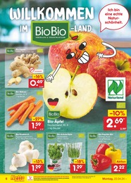 Bio Lebensmittel Angebot im aktuellen Netto Marken-Discount Prospekt auf Seite 6