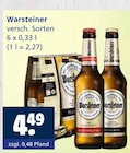 Warsteiner im Angebot bei Getränkewelt in Gladbeck Warsteiner Angebote bei Getränkewelt Gladbeck für 4,49 €