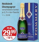 Champagner von Heidsieck im aktuellen V-Markt Prospekt für 29,99 €