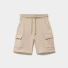 Short cargo molleton taille élastiquée gris foncé garçon à 9,99 € dans le catalogue La Halle