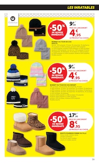Promotion Chaussures Femme dans le prospectus Hyper U, valable du 20/10/2026 au 01/11/2026 Promo Chaussures Femme dans le catalogue Hyper U du moment à la page 39