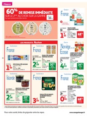 Promos Saumon Fumé dans le catalogue "FÊTONS PÂQUES" de Auchan Hypermarché Saumon Fumé en promo dans le catalogue Auchan Hypermarché à la page 14