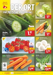 Bio Angebot im aktuellen Netto Marken-Discount Prospekt auf Seite 4