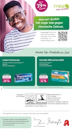 Aktueller mea - meine apotheke Apotheke Prospekt in Gondelsheim und Umgebung, "Unsere Juni-Angebote" mit 4 Seiten, 01.06.2025 - 30.06.2025