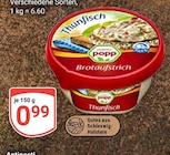 Thunfisch Brotaufstrich Angebote von Popp bei GLOBUS Braunschweig für 0,99 €