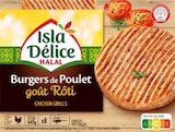 Burgers de poulet goût rôti halal - ISLA DÉLICE en promo à 8,24 € chez Lidl Burgers de poulet goût rôti halal - ISLA DÉLICE dans le catalogue Lidl