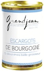 Escargots de Bourgogne - GRANDJEAN dans le catalogue Intermarché Super