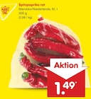 Aktuelle Paprika Angebote bei Netto Marken-Discount in Oldenburg Aktuelles Spitzpaprika rot Angebot bei Netto Marken-Discount in Oldenburg ab 1,49 €