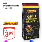 Grill Holzkohle-Briketts Angebote von favorit bei GLOBUS Rostock für 3,99 €