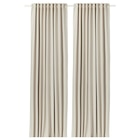 2 Gardinenschals (abdunk.) beige/mit Gardinenband 145x300 cm von VILBORG für 59,99 € bei IKEA im Angebot 2 Gardinenschals (abdunk.) beige/mit Gardinenband 145x300 cm von VILBORG im aktuellen IKEA Prospekt