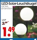 LED-Solar-Leuchtkugel Angebote bei Wreesmann Dresden für 1,49 €