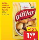 Zimtröllchen und Vanille von Gifflar für 1,99 € bei Netto Marken-Discount im Angebot Zimtröllchen und Vanille von Gifflar im aktuellen Netto Marken-Discount Prospekt