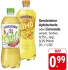 Apfelschorle im Angebot bei EDEKA in Pirmasens Apfelschorle Angebote von Gerolsteiner bei EDEKA Pirmasens für 0,99 €