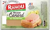 Mousse de Canard au Sauternes - MONIQUE RANOU en promo chez Intermarché Mousse de Canard au Sauternes - MONIQUE RANOU dans le catalogue Intermarché