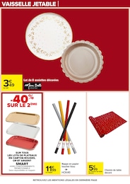 Prix et réduction Nappe dans le prospectus Carrefour en cours Offre Nappe dans le catalogue Carrefour du moment à la page 19