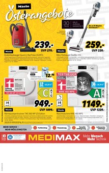 Waschmaschine im aktuellen MEDIMAX Prospekt (Lüneburg) Waschmaschine im MEDIMAX Prospekt "DER OSTERHASE KANN EINPACKEN" mit 8 Seiten (Lüneburg)